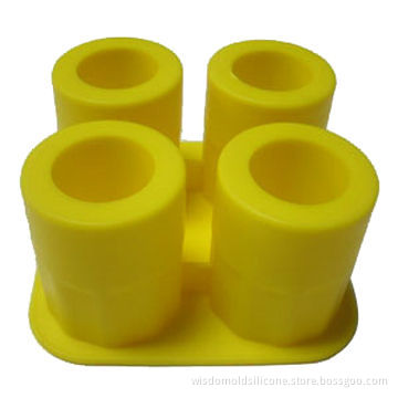 Wineglass 4 Ice Cube Trays, Made of 100% Food-grade Silicone